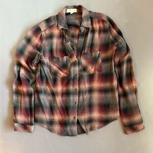 Evereve Cloth & Stone Multicolor Textured Shirt